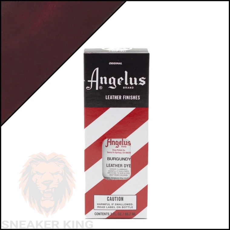 Барвник для шкіри Angelus leather dye Burgundy (бордовий) made in USA